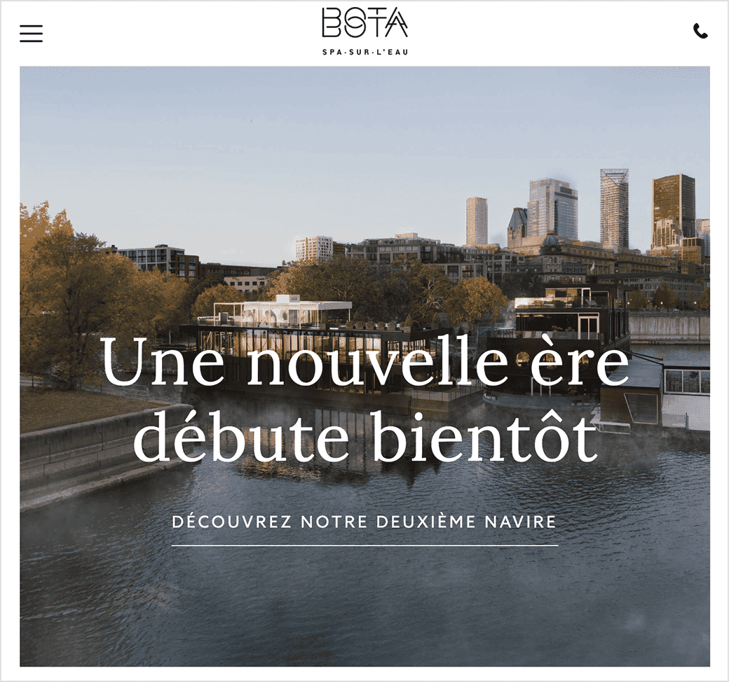 Bota Bota spa sur l'eau